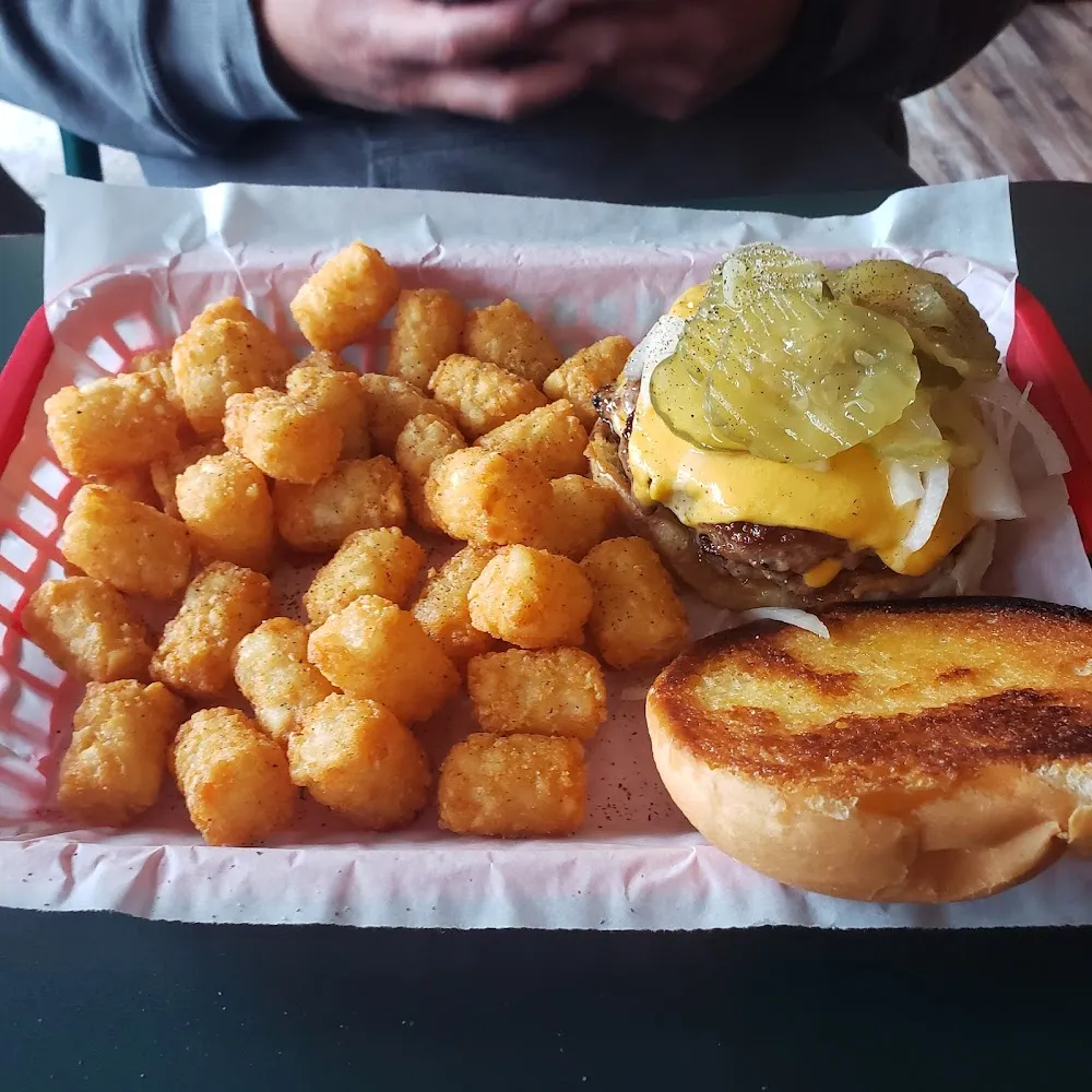 Burger and Tots